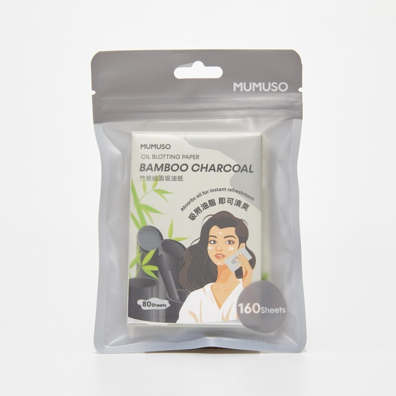 PAPEL BLANCO DE MAQUILLAJE DE CARBÓN DE BAMBÚ PAPEL BLANCO DE MAQUILLAJE DE CARBÓN DE BAMBÚ
