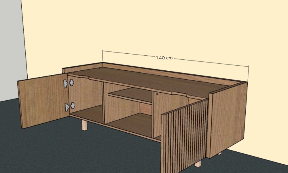 Rack PLISSE 1.40 m Madera PREVENTA Rack PLISSE 1.40 m Madera PREVENTA
