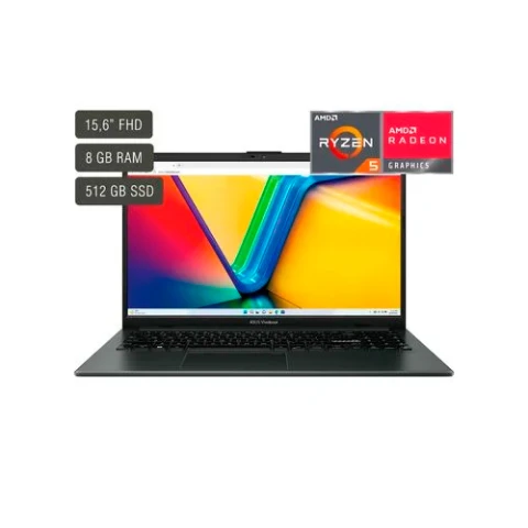 Notebook Asus Vivobook 15,6'' Ryzen 5 8GB 512GB W11 Notebook Asus Vivobook 15,6'' Ryzen 5 8GB 512GB W11