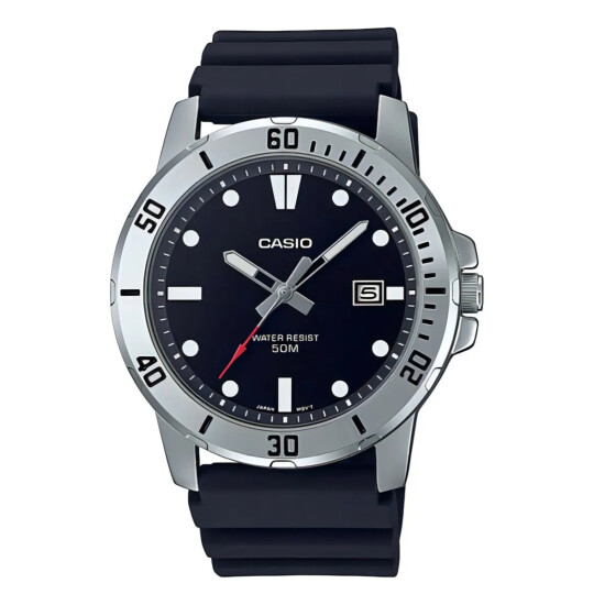 Reloj CASIO MTPVD01-1EVUDF Resina Negro Esfera 44mm 0