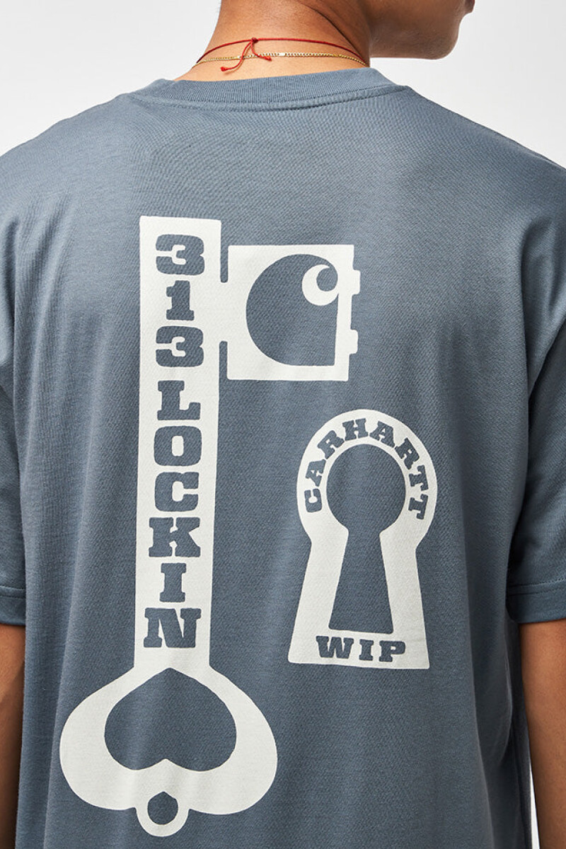 S/S Locked T-Shirt Azul