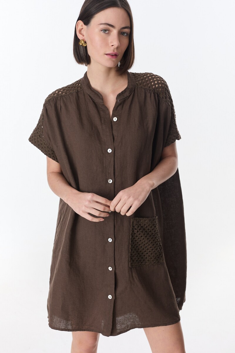 Vestido Camisero Ivy Chocolate