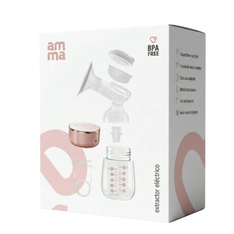 Extractor de Leche Eléctrico Amma con Mamadera de 150ml Extractor de Leche Eléctrico Amma con Mamadera de 150ml