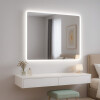 Espejo Táctil Para Baño 60cm X 80cm Luz Led Horizontal Espejo Táctil Para Baño 60cm X 80cm Luz Led Horizontal