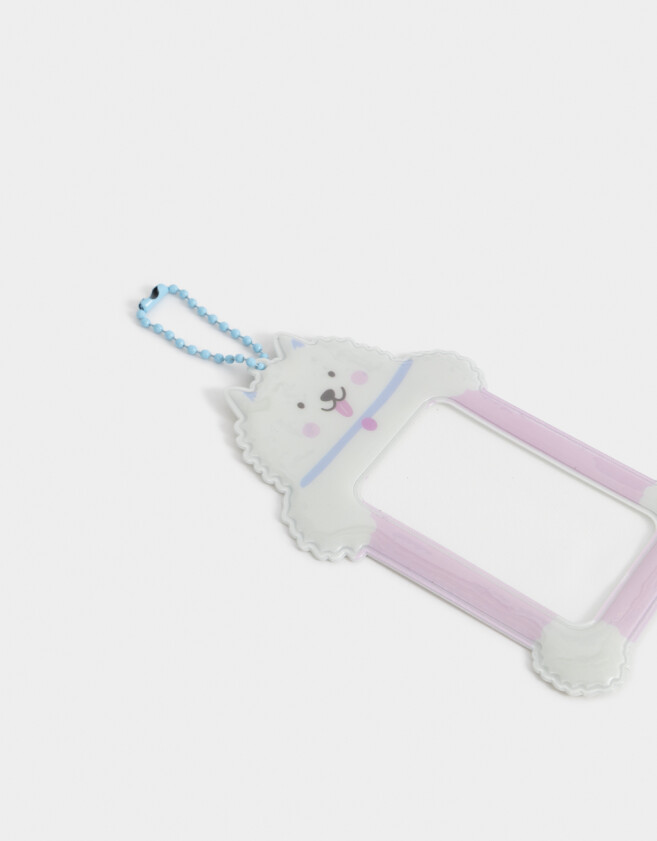 Llavero Lúdico Photo Frame De Perrito Con Collar - Combinacion Multicolor