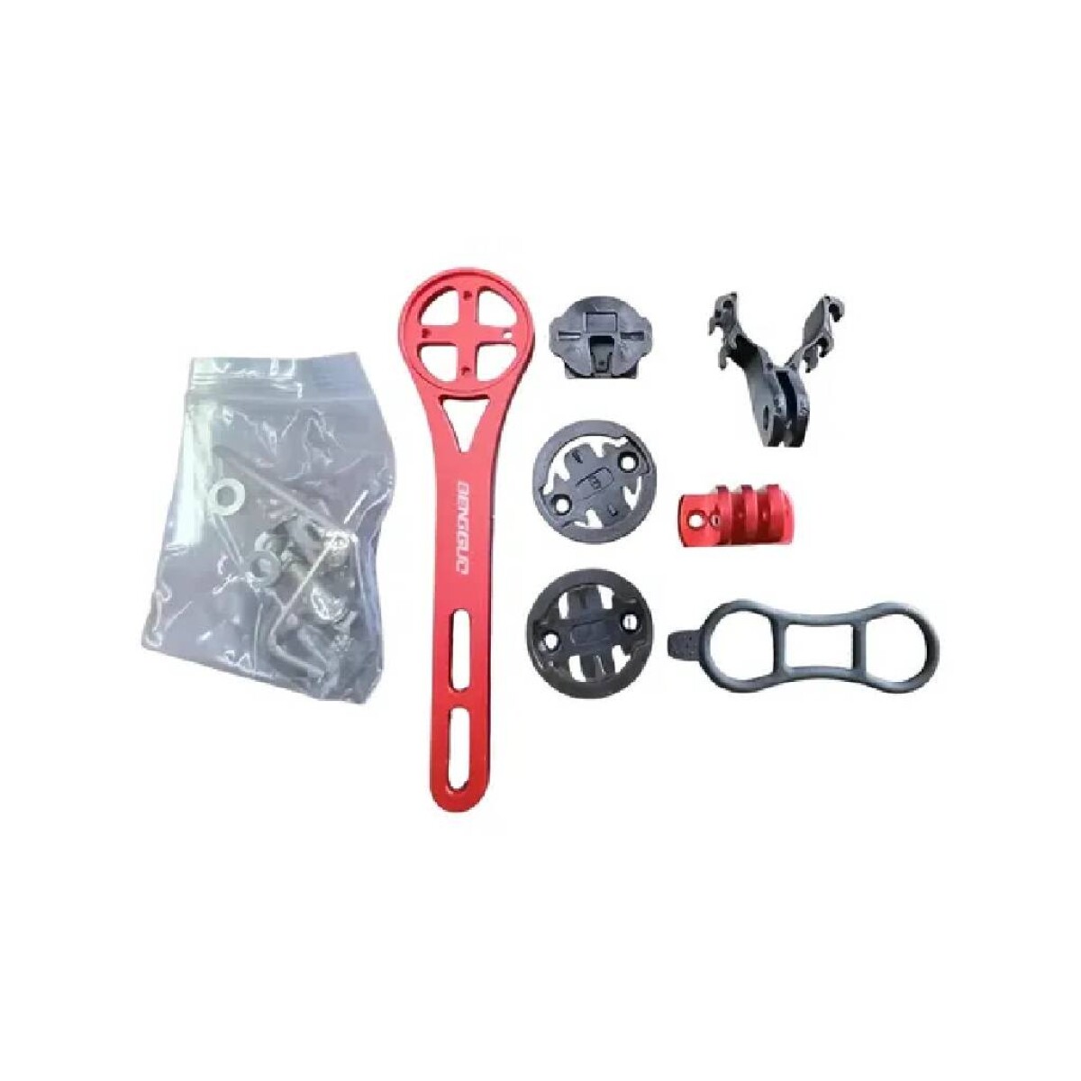Soporte Ciclocomputador P/manillar Integrado Bg-2116 - Rojo 