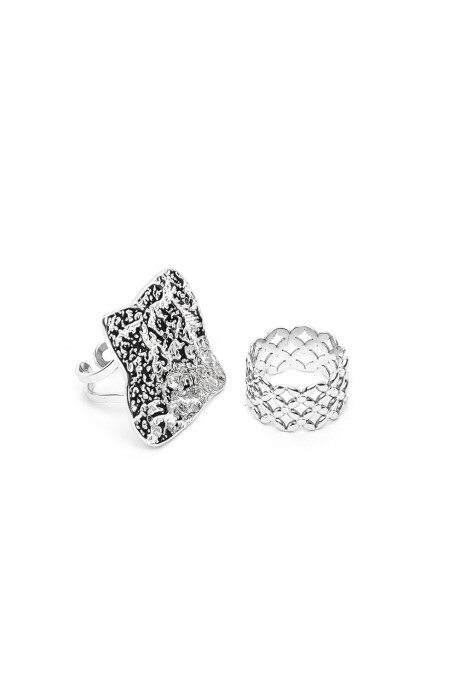 Anillo Mar Plateado