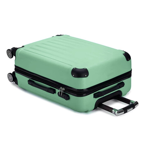 Valija Rígida 24'' Resistente Impermeable 4 Ruedas Verde