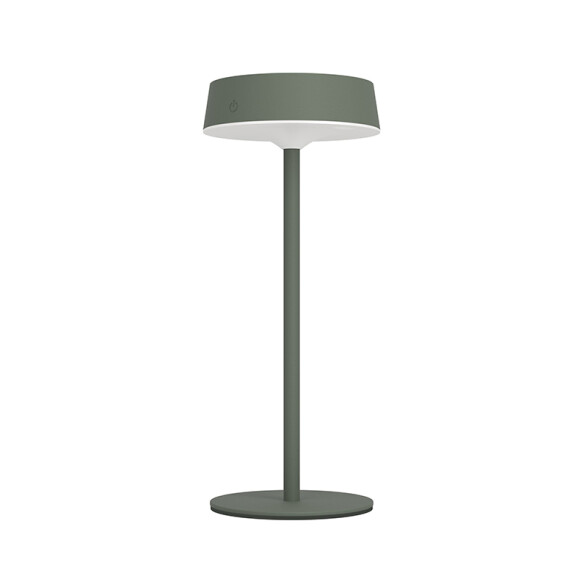 Lámpara de mesa verde solar-USB 3W 3 tonalidades EG3686