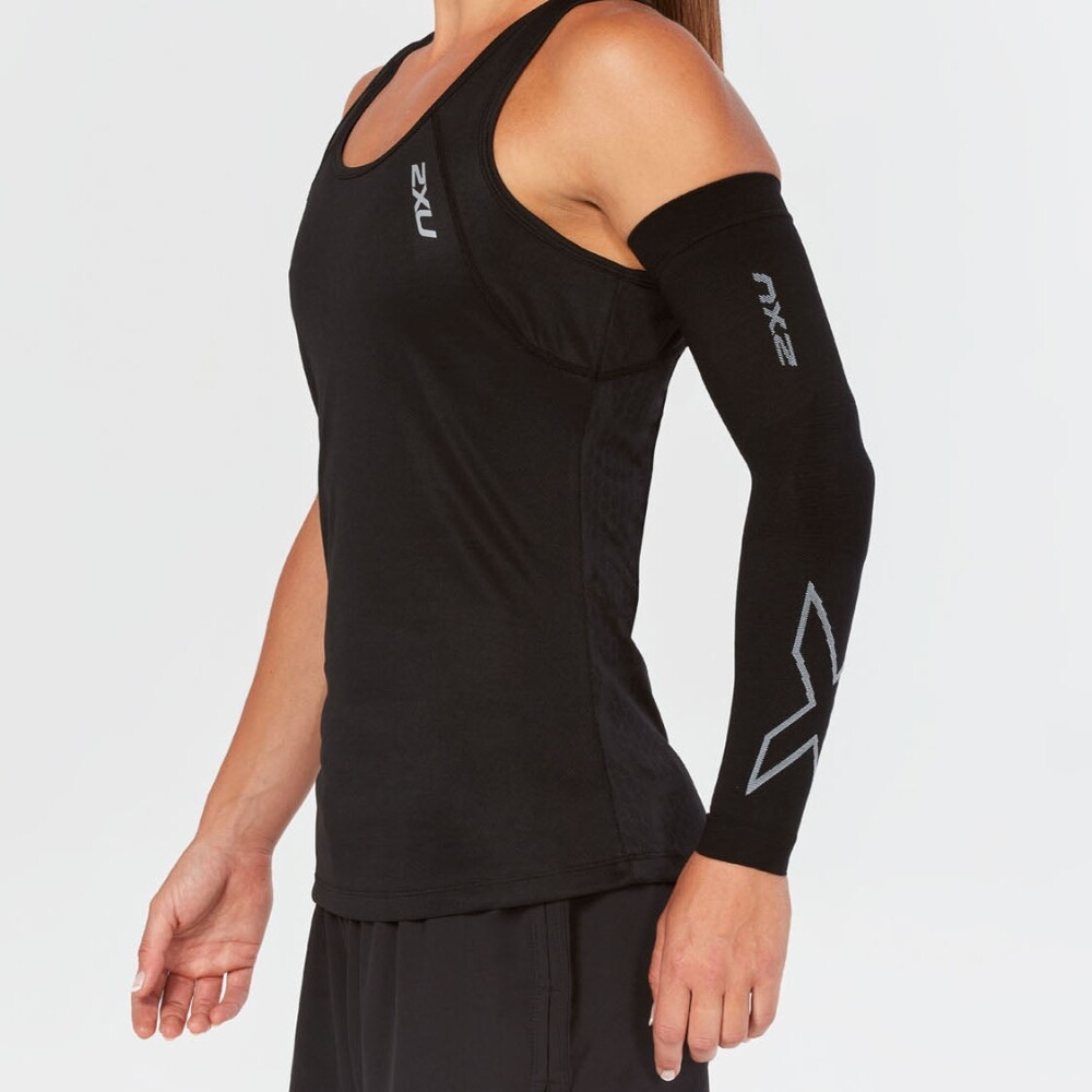 Comp Flex Arm Sleeve (Single) Black/grey