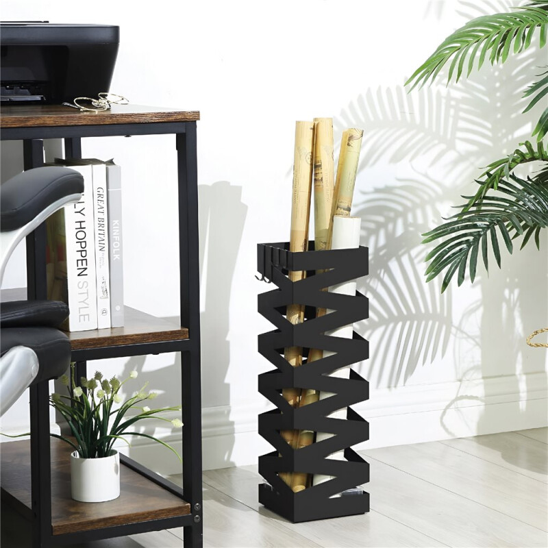 Paraguero de Metal Zigzag - Negro Paraguero de Metal Zigzag - Negro