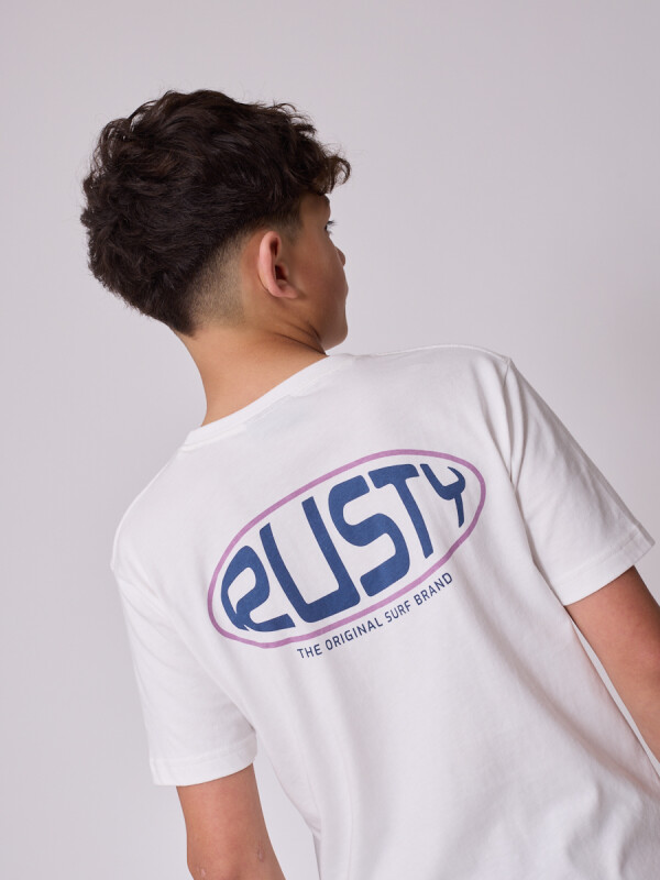 T-SHIRT NAREN TEEN RUSTY Blanco
