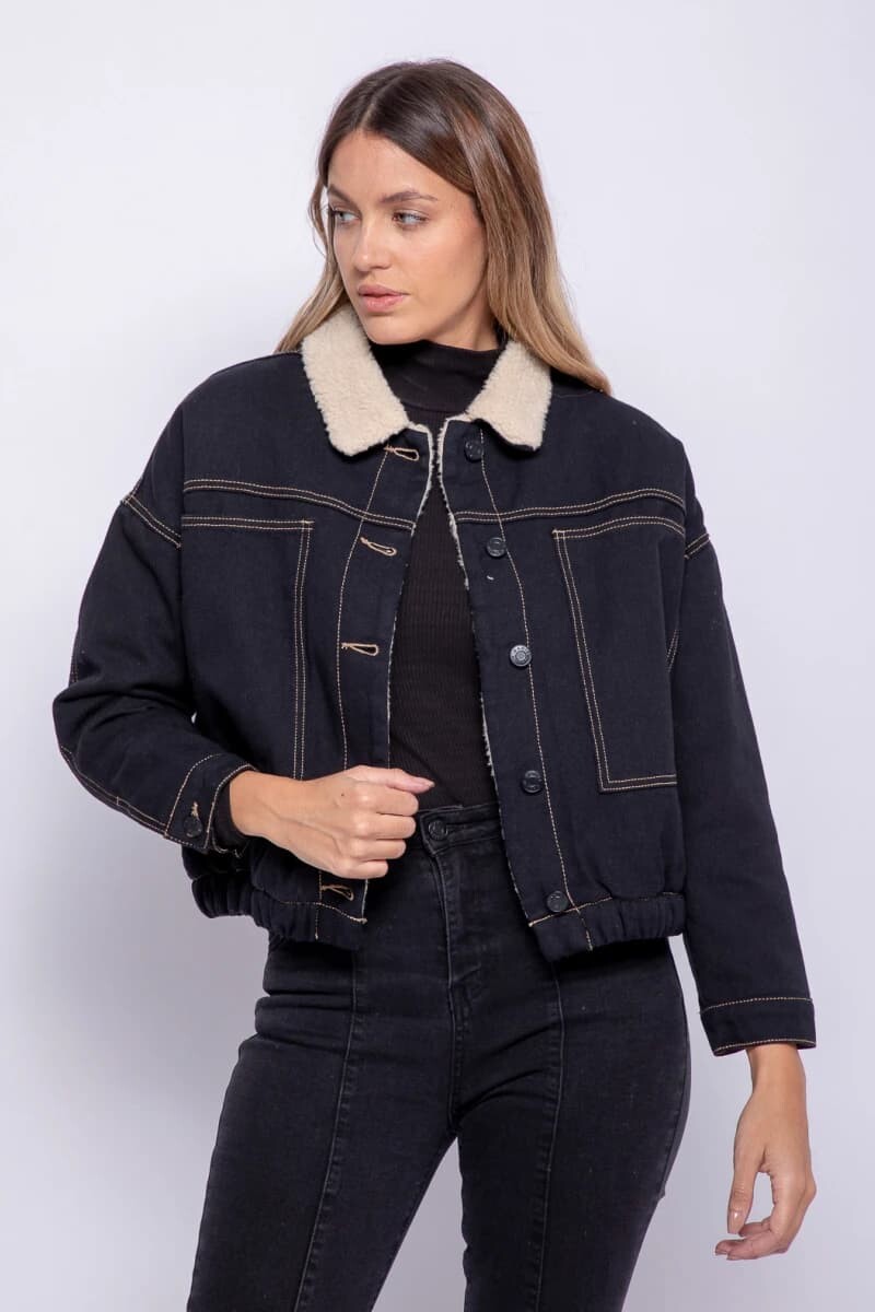 CAMPERA LUCAS DANIEL CASSIN - NEGRO 