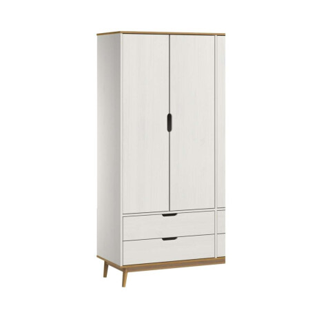 Ropero 4 Puertas 4 Cajones Li­nea Niordica Roble/Blanco