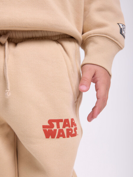 Pantalón deportivo jogger Beige