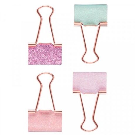 Doble Clip Mooving Brillantes x4 Doble Clip Mooving Brillantes x4