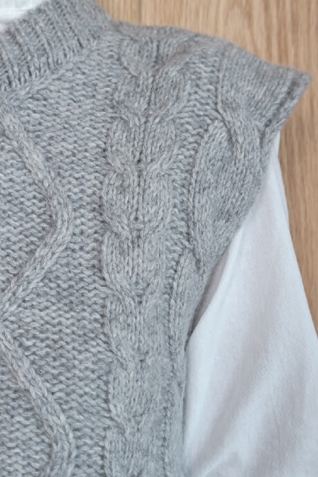 Chaleco Patagonia Gris Melange