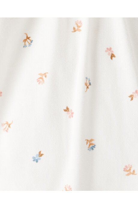 Body de algodón, diseño floral Body de algodón, diseño floral