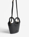 City Cartera City Con Bolso Tejido - Negro