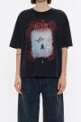 CAMISETA OVERSIZE LOGO Negro