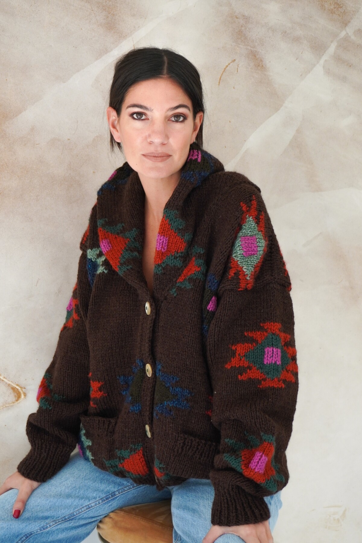 Saco Sony Lana Chocolate