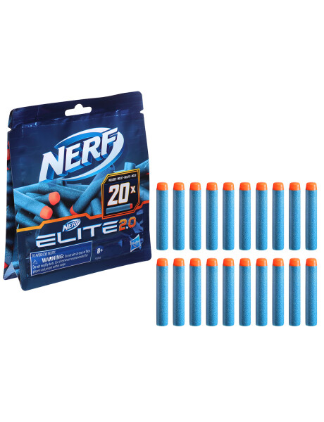 Pack x20 dardos de repuesto Nerf Elite 2.0 Pack x20 dardos de repuesto Nerf Elite 2.0