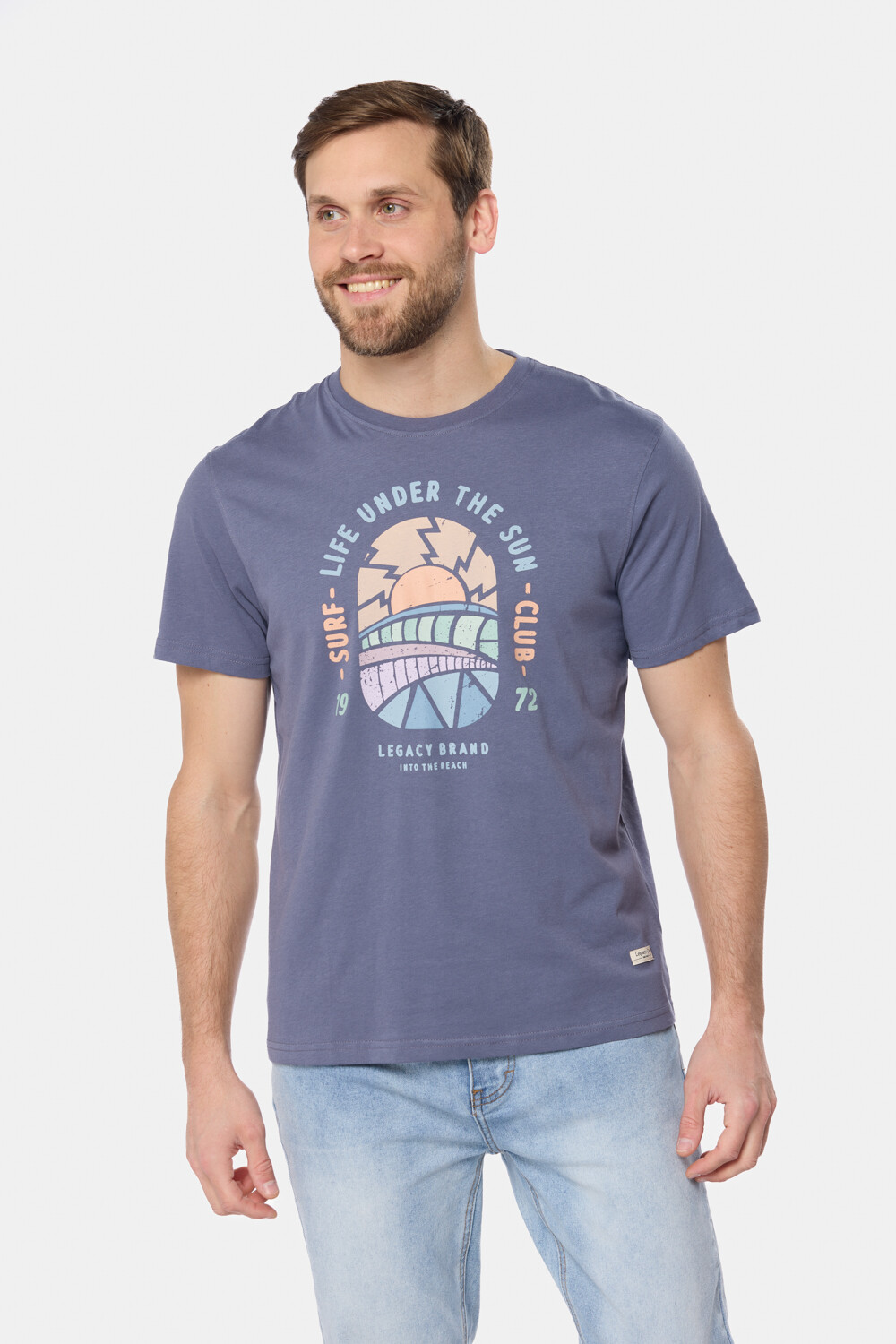 REMERA ESTAMPADA Lila