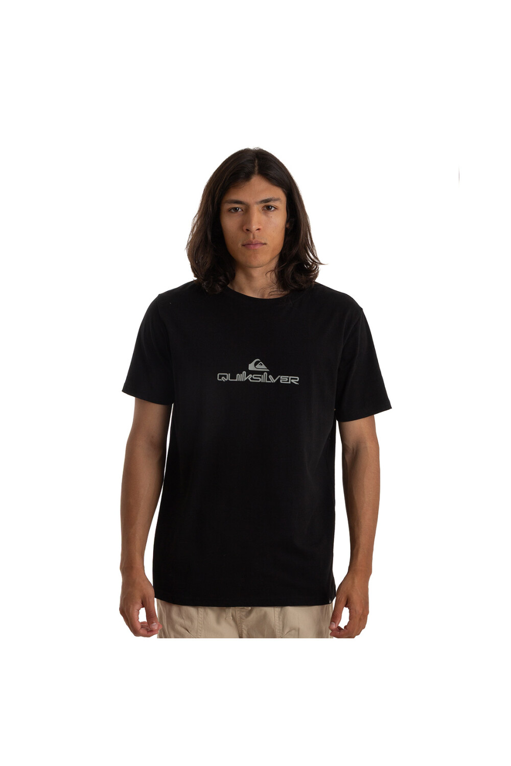 Quiksilver Remera COMP LOGO Hombre - Negro Negro