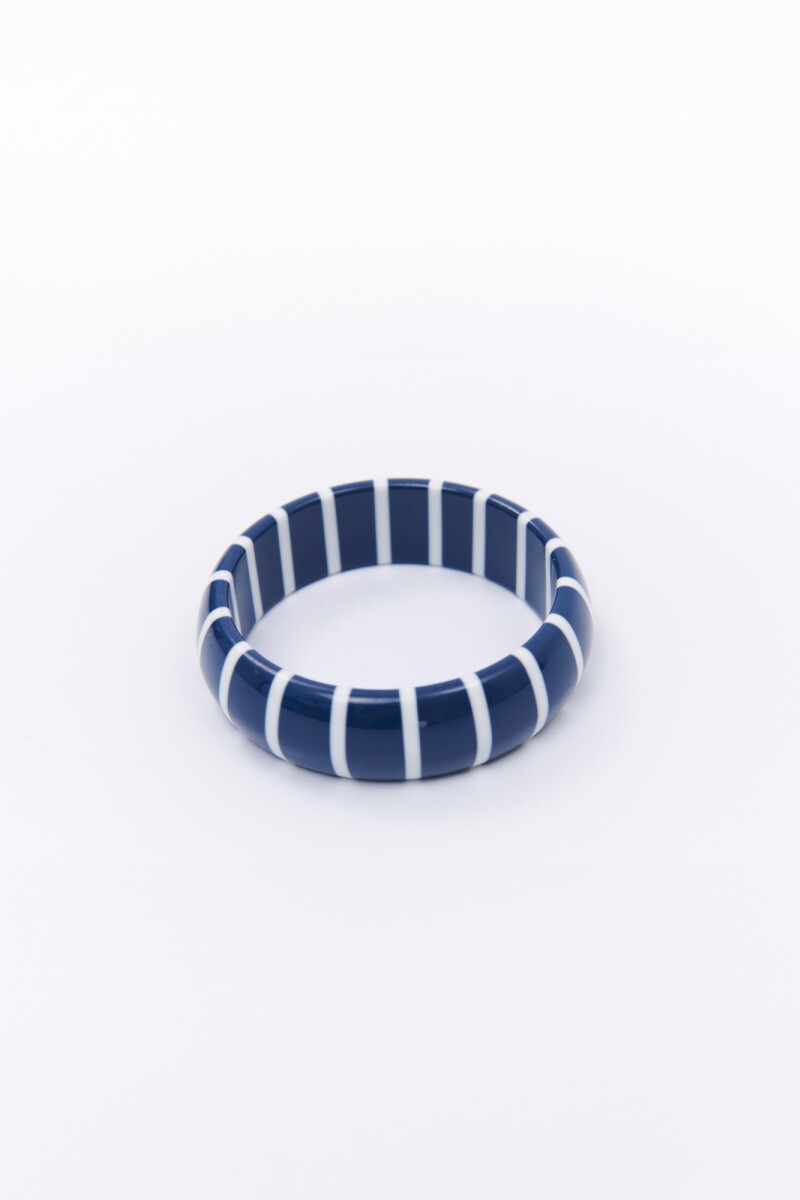 PULSERA RAYAS AZUL