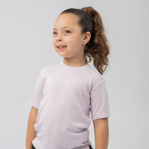 Remera Menpi Alta Calidad Running Niño Lila S/C