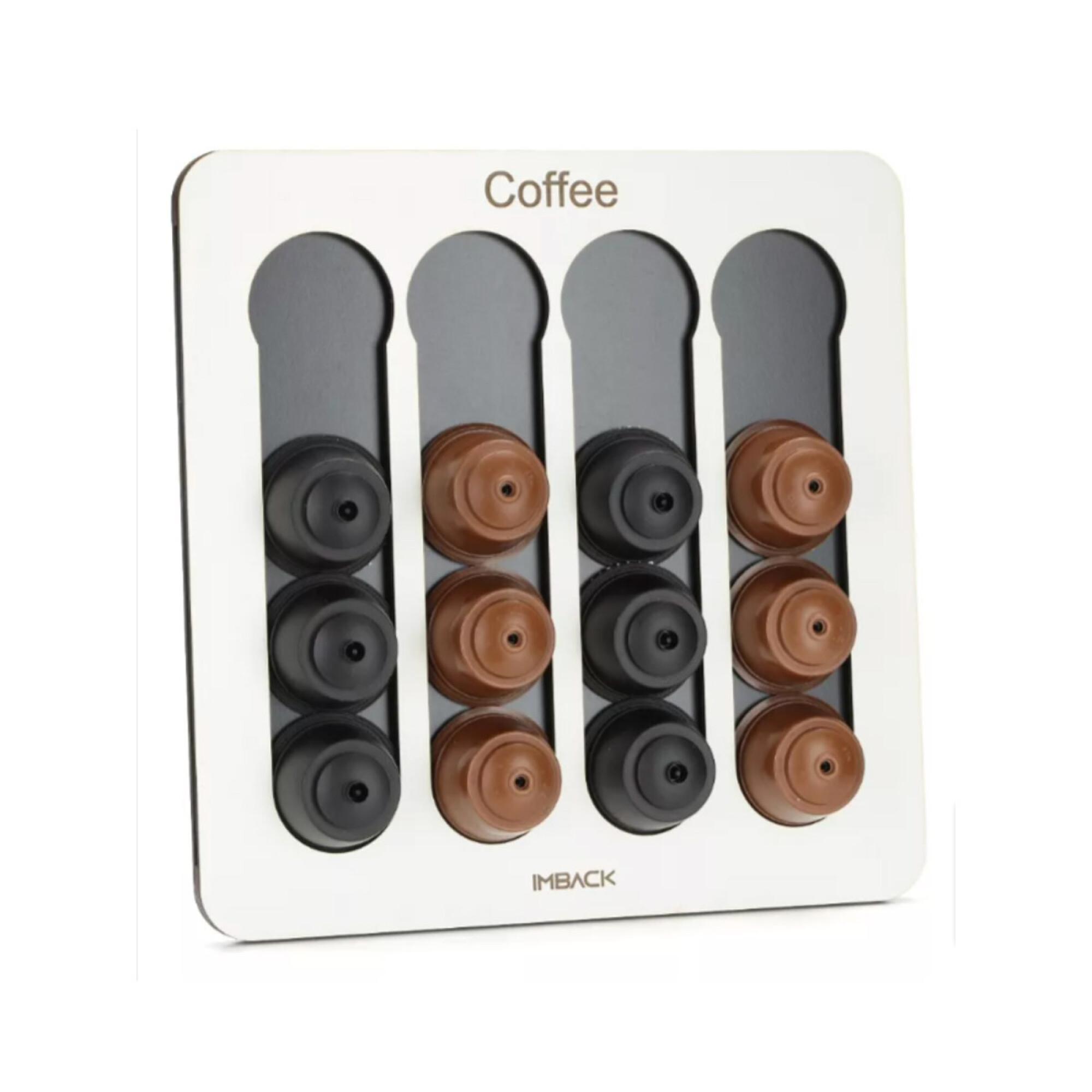 Comprar Organizador de cápsulas de café de 40 cápsulas, soporte de  almacenamiento, prácticos cajones de café, soporte para cápsulas, estantes  para café Nespresso