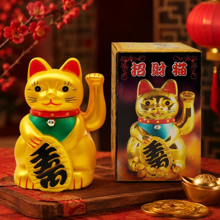 Gato De La Suerte Fortuna Maneki Neko 12Cm Gato De La Suerte Fortuna Maneki Neko 12Cm