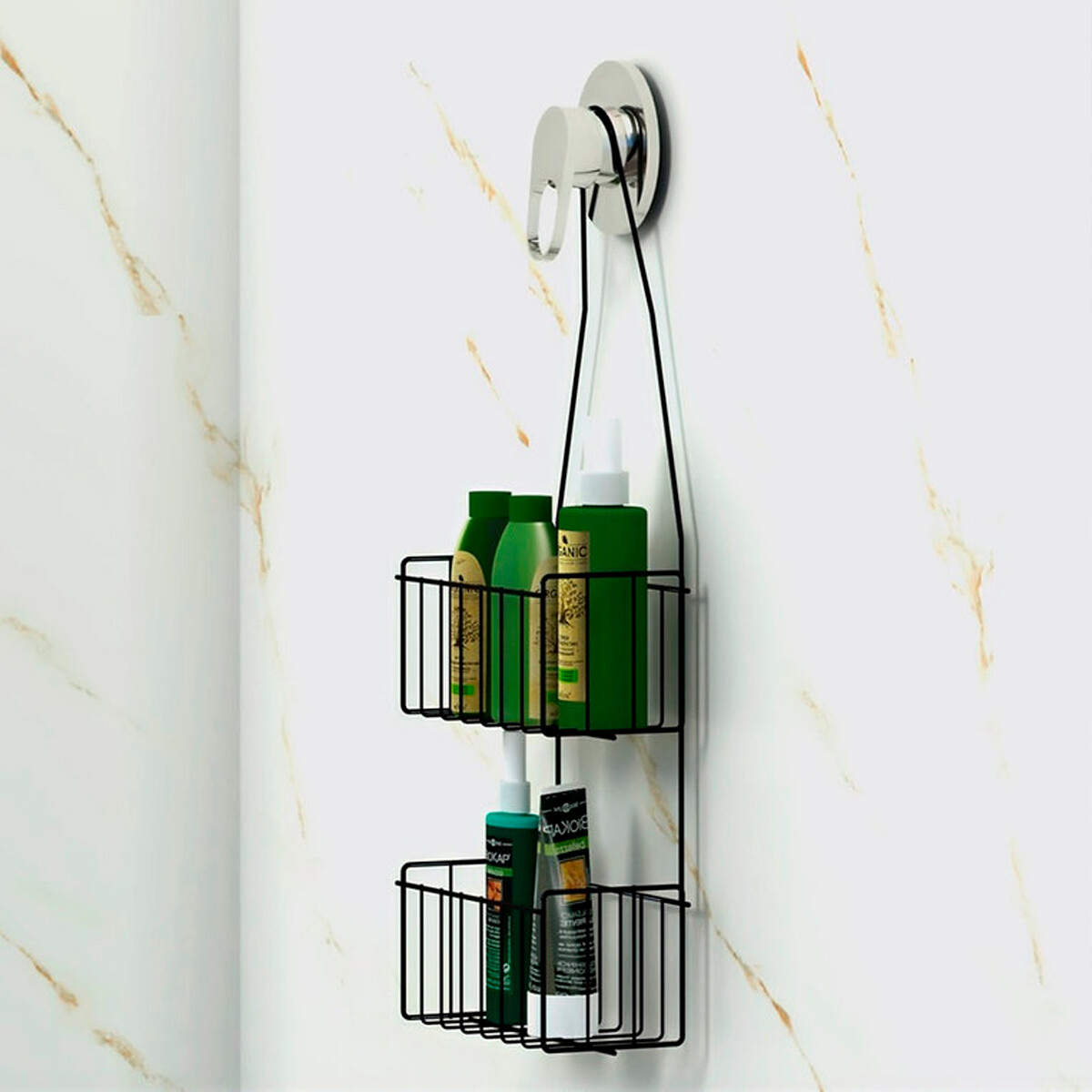 Porta shampoo - NEGRO 