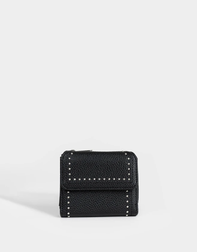 Billetera Billetera Con Tachas - Negro