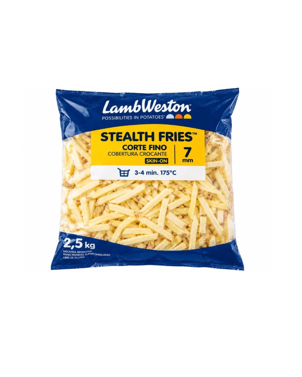 PAPAS FRITAS STEALTH FRIES LW CORTE FINO 2.25KG 