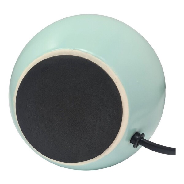 Lampara Portatil Mesa Ceramica Escritorio Luz Calidad Color Variante Celeste