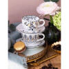PORTMEIRION S MILLER ARTISANNE NOIR TAZA ESPRESSO C/ PLATITO X2 PORTMEIRION S MILLER ARTISANNE NOIR TAZA ESPRESSO C/ PLATITO X2