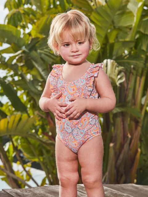 Bañador Estampado Paisley Piedra