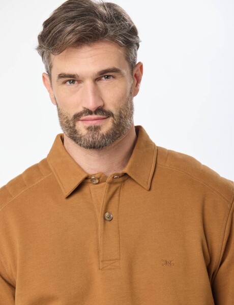 POLO DE FELPA Mostaza