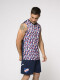 Musculosa FTBL Nacional Hombre Blanco, Rojo, Azul Marino
