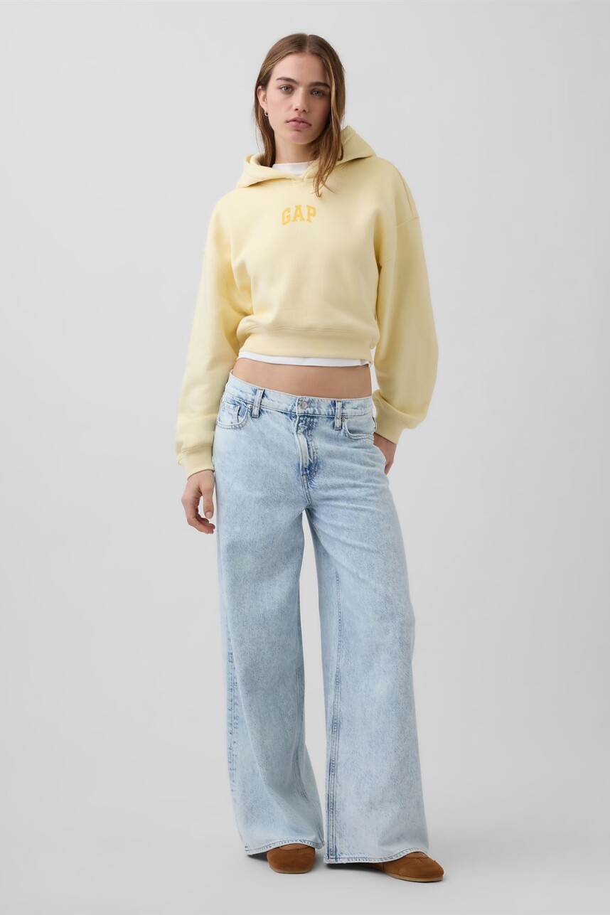 Canguro Logo Gap Mujer Maize