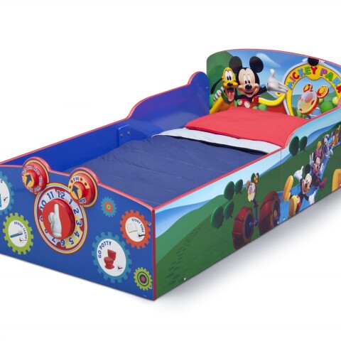 Cama interactiva de madera Mickey Mouse Disney para niños Cama interactiva de madera Mickey Mouse Disney para niños