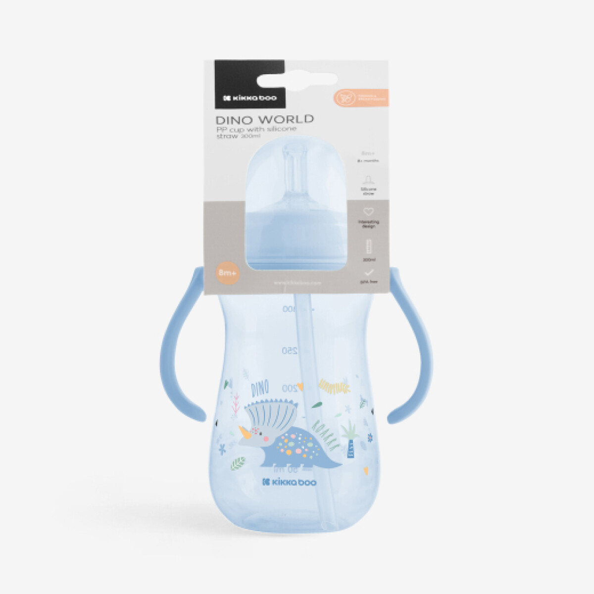 Vaso sorbito DINO Kikkaboo - celeste 