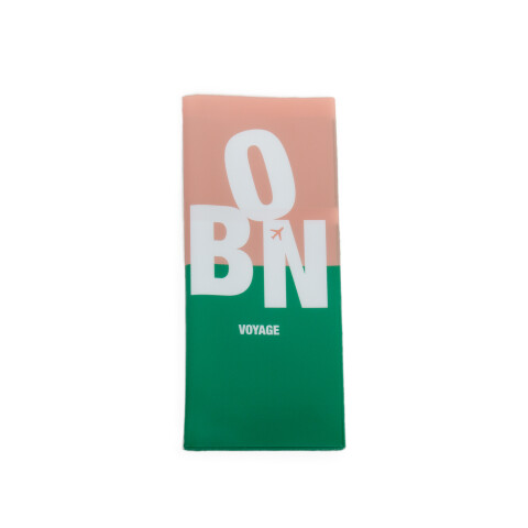 Funda Porta Pasaporte Organizador De Viaje Verde