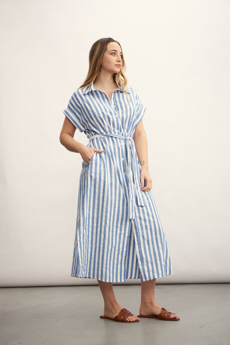 Vestido Renata Azul