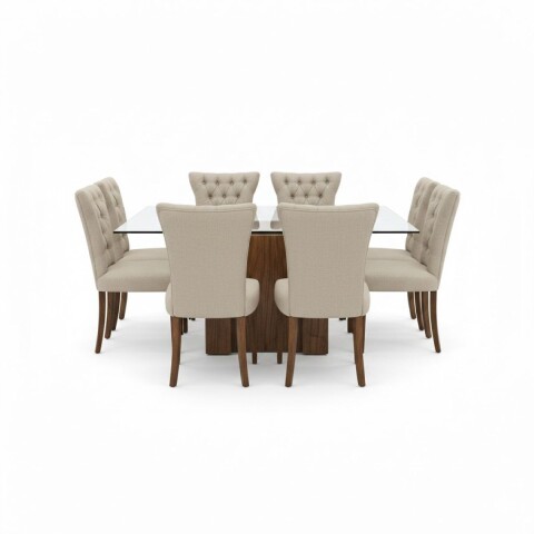 JUEGO COMEDOR SOCHI/8 - CREMA 305540 (CD) Unica