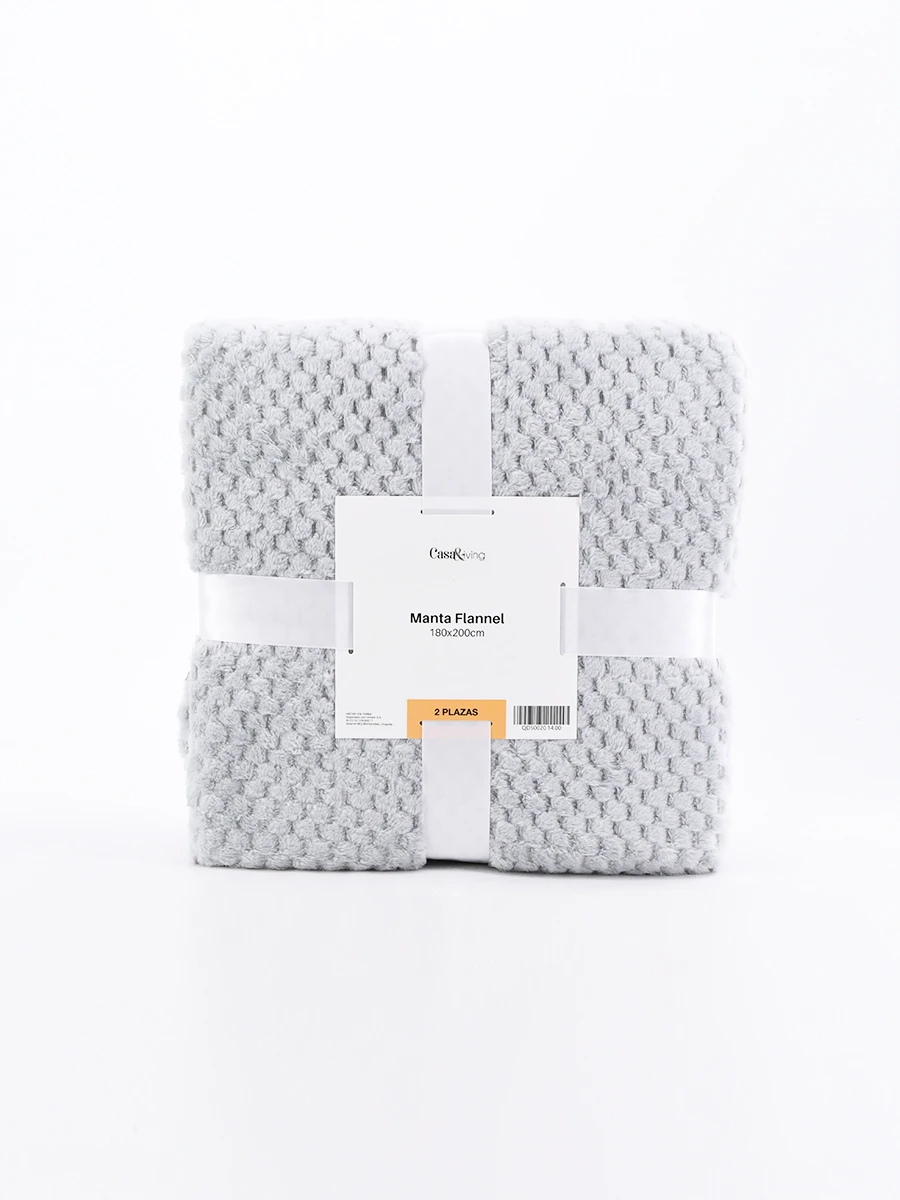 FLANNEL PANAL 2 PLAZA - GRIS 