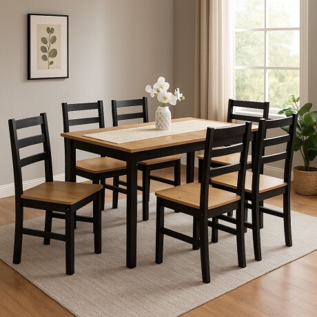 Juego de comedor 6 sillas Linea Denise Juego de comedor 6 sillas Linea Denise