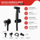Ducha higiénica bidet para inodoro monocomando NEGRO