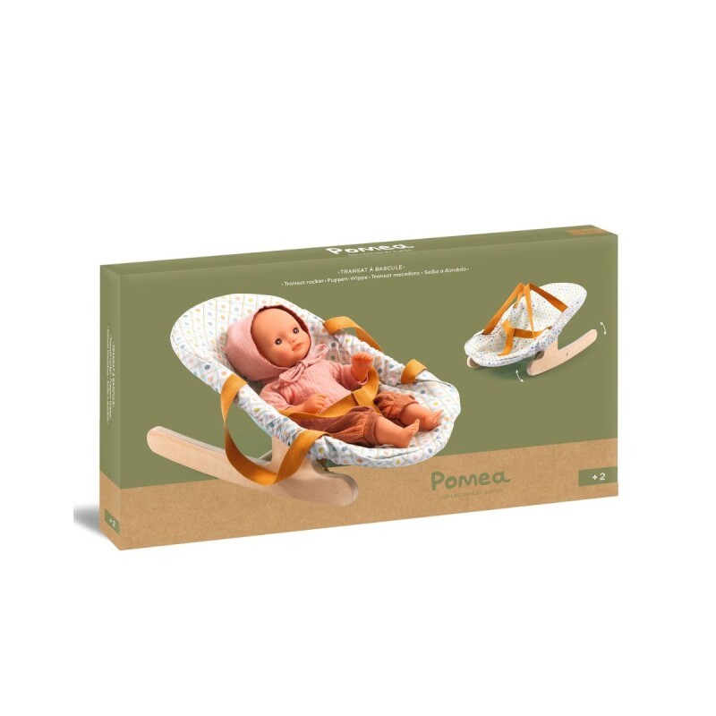 Cuna mecedora de madera para bebés Cuna mecedora de madera para bebés